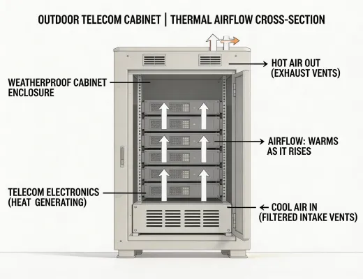Thermal management system cross-section